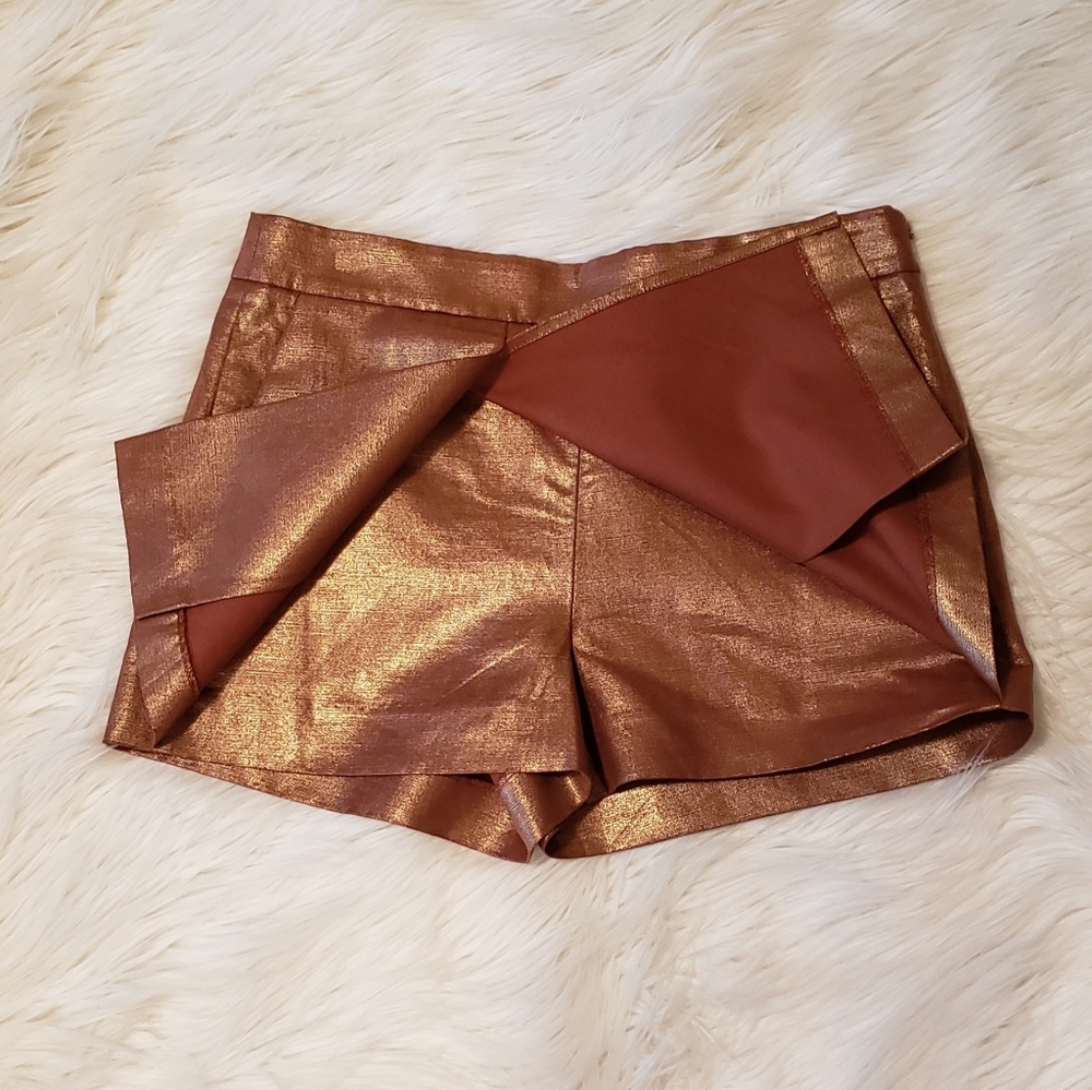 J.CREW ROSE GOLD SKORT